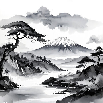 山水画 Images – Browse 1,847 Stock Photos, Vectors, and Video