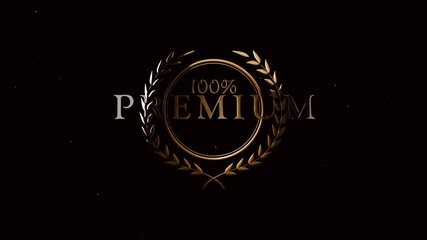 golden premium quality warranty symbol