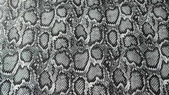 snake skin background. Fabric Texture Background. animalistic fashion prints. 4k footage