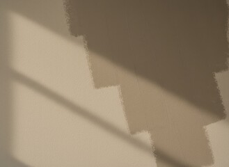 Painting wall with neutral brown beige paint
