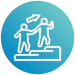 Guide Icon Mini Illustration Icon. Use For Modern Concept, Print, Ui, Ux Kit, Web And App Development. Vector Related To Office, Education, Examination And More