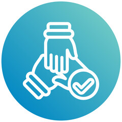 Collaborate Icon Mini Illustration Icon. Use For Modern Concept, Print, Ui, Ux Kit, Web And App Development. Vector Related To Office, Education, Examination And More