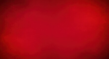 Abstract deep red background with subtle vignette effect, rich solid color texture suitable for holiday, romance, or dramatic design projects