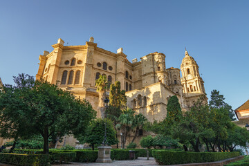 Catedral de la encarnacion de Malaga, Cathedral in Malaga city, Andalucia, Spain