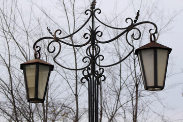 vintage street lamp