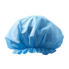 Blue disposable bouffant cap for medical or hygiene use