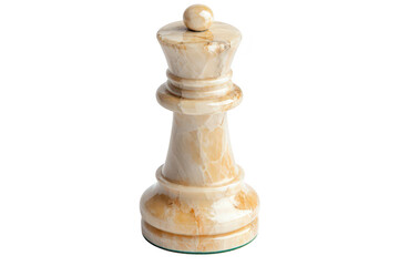 Fototapeta premium A beautifully crafted marble chess king piece intricate patterns and textures. positioned on a clean white background. ideal for game-themed decor or artistic displays