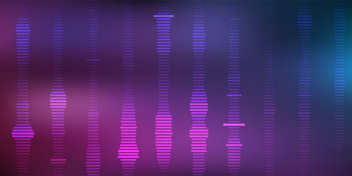 Glitch pixel backdrop. Data noise wide banner. Disintegration effect with color pixels. Digital abstract distortion and lines. Cyberpunk screen effect. Vector illustration.