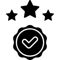 Glyph Solid High Standard Icon