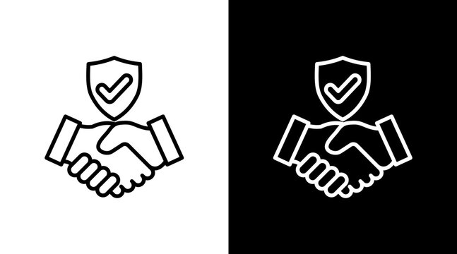 Trust With Icon Set Design