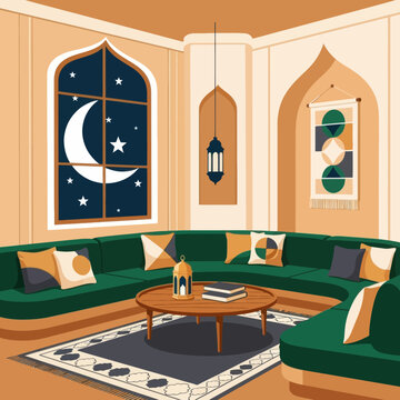 Islamic Living Room Interior