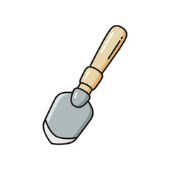 Garden Trowel Tool Illustration