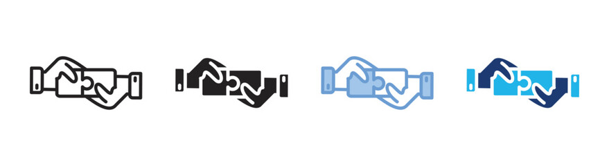 Project icon set multiple style collection