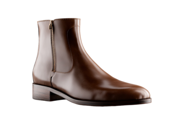 Clean 3D Boot – Side Profile Rendering with Material Focus