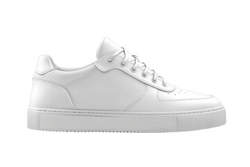 3D Sneaker Side View – Minimalist Athletic Shoe Illustration