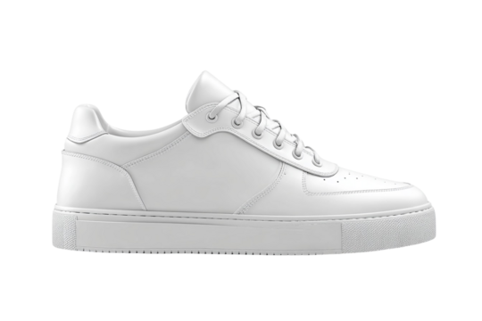 3D Sneaker Side View – Minimalist Athletic Shoe Illustration
