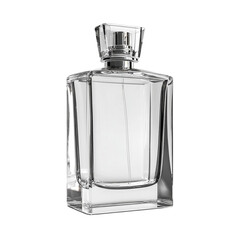 Minimalist Perfume Bottle – Sleek 3D Cosmetic Packaging Illustration