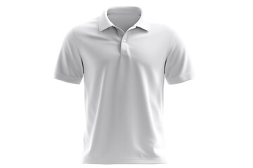 Smooth 3D Polo Shirt – Minimalist Clothing Mockup on Transparent Background