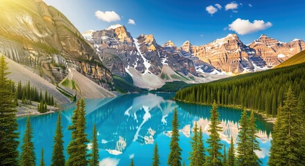 lake louise banff national park canada