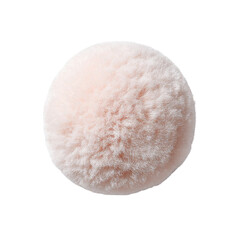 Soft Round 3D Powder Puff – Cosmetic Makeup Tool Isolated
