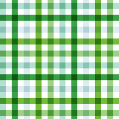 green gingham fabric