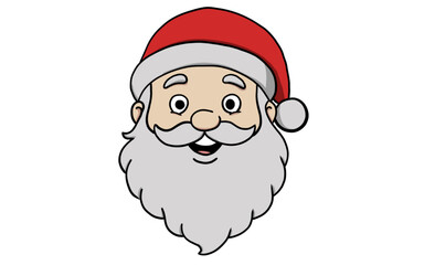 the latest and best santa claus icon illustration