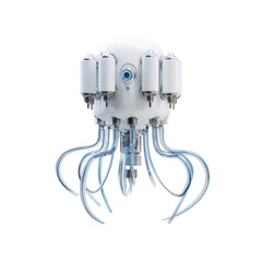 Biohacking Concept – Futuristic Human Enhancement Technology Illustration