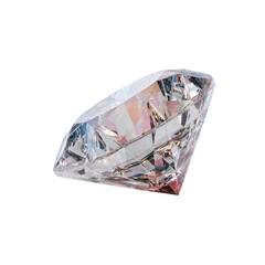 Futuristic Crypto Diamond Icon – Encrypted Blockchain Gem Isolated