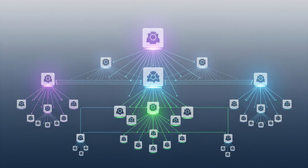 Hierarchical AI Multi-Agent System Network Coordination