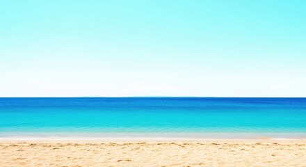 Fototapeta premium tropical beach with blue sky