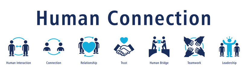 Human Connection Web Banner Duotone