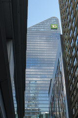 Fototapeta premium looking south on Emily St to TD Terrace (located at 160 Front St W), Toronto