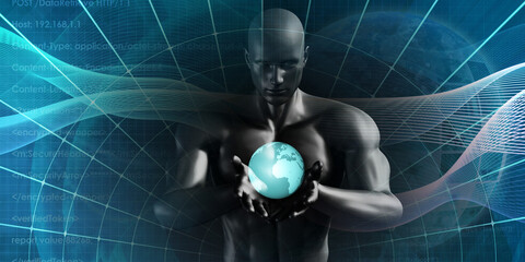 Smart Telecommunications Concept