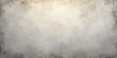Fototapeta premium Dark, aged grunge paper texture with a vintage cloud and fog pattern on a black and gray surface design background