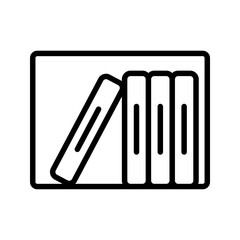 Lineart library bookstore education knowledge book reading university.
