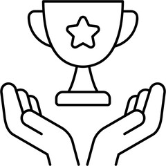 Line Art Reward Icon