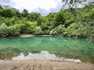 Valici reservoir or artificial lake Valici on the Rjecina River (Rijeka, Croatia) - Hidroakumulacija Valići ili umjetno jezero Valići na rijeci Rječini (Rijeka, Hrvatska)