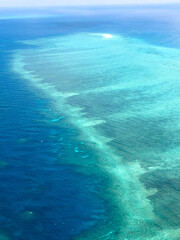 Cairns Aerial Photography - Great Barrier Reef From Above in Queensland, Australia