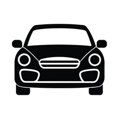 Car Front Icon Vector Illustration