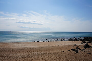 wonderful seascape with sparkling surface