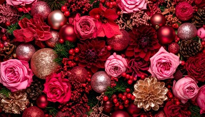 Vibrant high definition christmas wallpaper featuring festive holiday decorations and winter scenes perfect for desktop backgrounds.