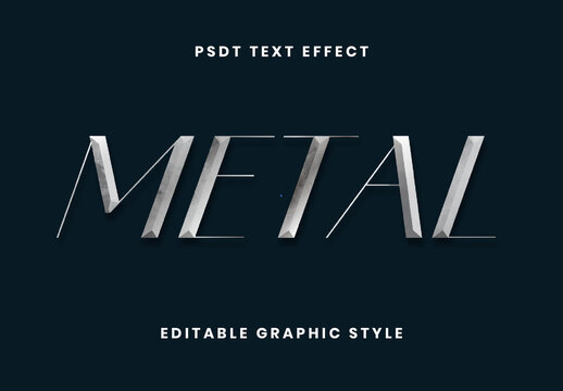 Silver Old Silver Text Effect Elegant Engraved Font