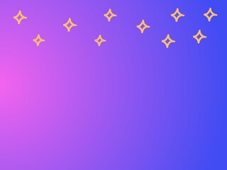 gold sparkle border decoration on pink and blue background