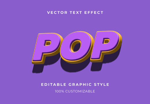 Isometric 3D Bold Text Effect