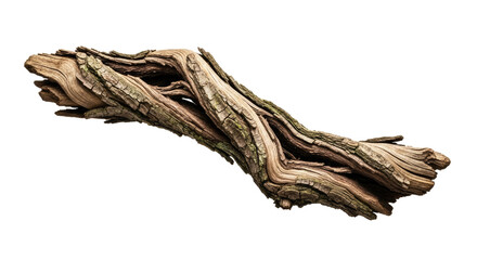 Closeup of Weathered Wooden Log with Textural Details.