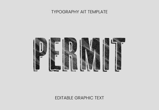 Grunge Ink Stamp Text Effect