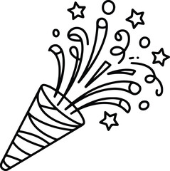 vector illustration  flower calebretion of a black and white background