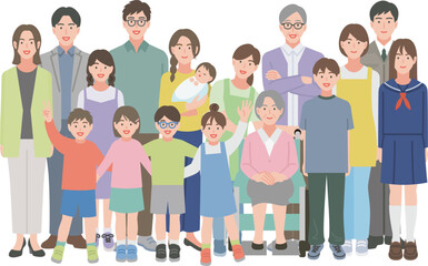 Obraz premium 様々な職業の人々
