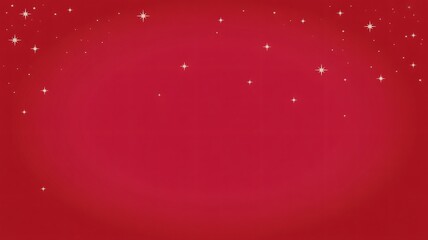 Elegant red background with sparkling stars for holiday cards and design