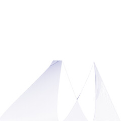 paper ship isolated on white